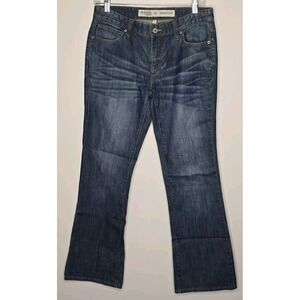 Charlotte Russe Womens Jeans Sz 6S Everyday Boot Low Rise Stretch Dark Wash Blue